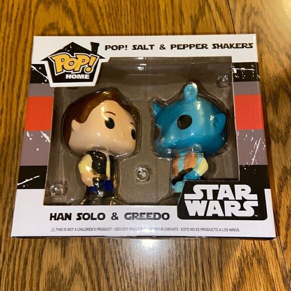 Funko Pop Star Wars Hans Solo & Greedo Salt and Pepper Shaker Collectible - Picture 2 of 6